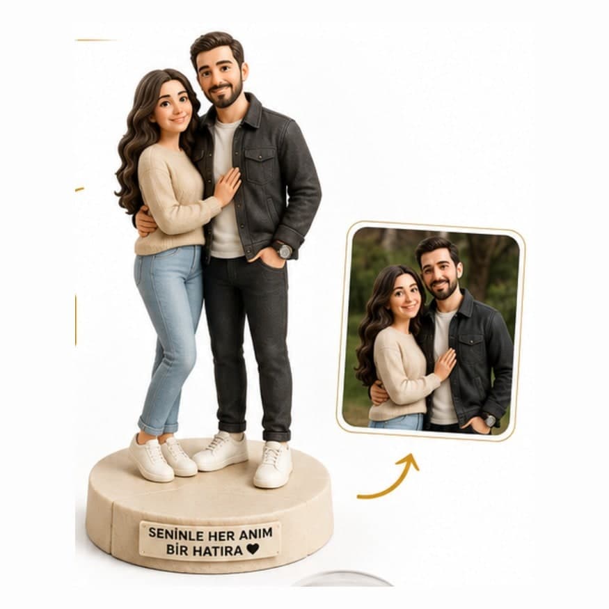 Kişiye Özel Çift Figürü