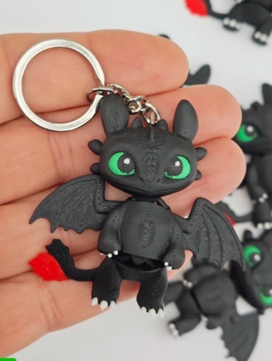 Dişsiz (Toothless) Anahtarlık